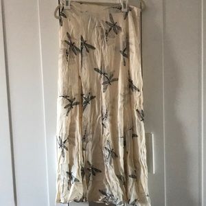 ZARA Dragonfly printed skirt